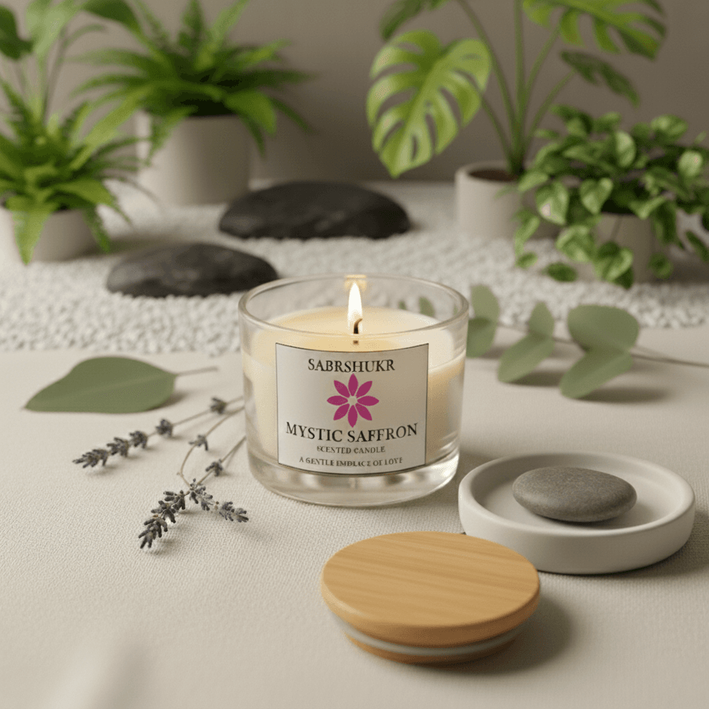 Handmade Cinnamon Spice Soy Candle | Eco-Friendly & Natural